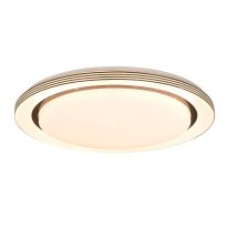Reality Leuchten - Plafoniera Atria Led Bordo Nero Effetto Cielo Stellato R67041932