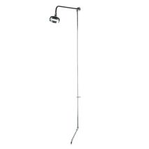 Ultra - Nuie Specialist Bath Shower Mixer Shower Riser Kit 4 Inch Fixed Head - Chrome