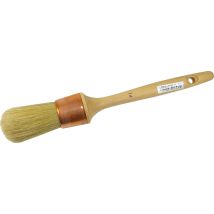 Brocha tradicional No 14 – Virola de hierro – Mango de madera – Ideal para acabados finos y precisos