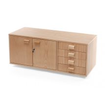 Ramia - Armoire Pour Atelier - Etabli Livré Monté Et Assemblé : 1195x480x460 Mm - Storage Cupboard Pro Ii