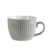 CFADDA – Taza de desayuno de cerámica – Colores surtidos – Lavable en lavavajillas