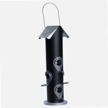 Comedero silo de metal con 6 aberturas – Capacidad 1,25 l – Metal – Windhager