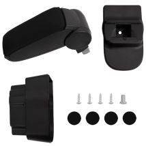 Destockoutils - Reposabrazos Para Coche Abs Negro 12x37x(31-48) Cm Vidaxl