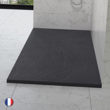 Receveur Antidérapant 140 X 90 Kinestone Biolith Rectangle Gris Anthracite - Kinedo