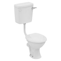 Sandringham 21 Low Level Toilet Bottom Inlet Cistern - Gemini Standard Seat - Armitage Shanks