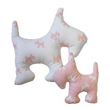 13casa - Sleepy B5 Cuscino, 50x50x30 H Cm, Bianco, Rosa, Cotone
