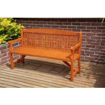 Birchtree Garden Bench 3 Seater Chair Wood Patio Deck Patio Park Outdoor Wgb02