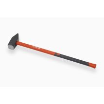 Meister Vorschlaghammer - 4 Kg Kopfgewicht - Vibrationsarmer Fiberglas-stiel - Gehärteter Stahlkopf