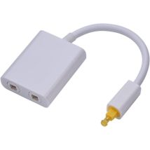 Répartiteur Audio Optique Numérique À Deux Ports Raccordement Facile De Plusieurs Composants Sans Avoir À Permuter Les Connexions Fibre Optique 