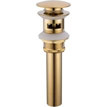 Scarico Per Lavello In Ottone Spazzolato Oro E Accessori - Smaltimento Acque Reflue