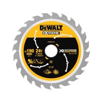 Flexvolt Xr Circular Saw Blade 190 X 30mm X 24t