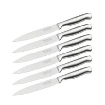 Ensemble De 6 Couteaux De Cuisine Universel 24 Cm En Tout Nirosta Star