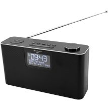 Soundmaster DAB700SW – Tragbares Kofferradio – DAB+ & UKW – Bluetooth – USB – 2x6W RMS – 240x80x140 mm – Schwarz