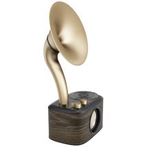 Wr-45x Gold Tischradio Ukw Aux, Bluetooth Wiederaufladbar Schwarz, Gold - Sangean