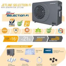 Poolex - Jetline Pool Wärmepumpe Fi 9,5kw Full-inverter 40-50m3 Wifi Salz Kompatibel