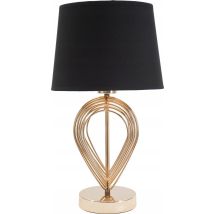Ferretti Maxt Tischlampe Schwarz-gold 44 Cm