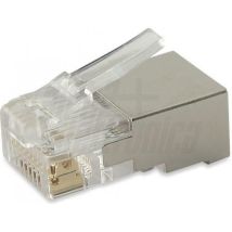 Alpha Elettronica - Alpha Eletronica Connettore Rj45 Passante Cat.6 Ftp 94-916/6
