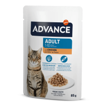 Advance Bocaditos En Salsa Para Gatos Esterilizados Con Pollo - Alimento Húmedo Para Gatos Esterilizados
