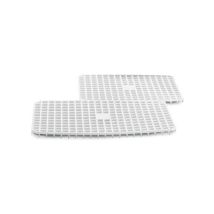 Alfombra para fregadero blanca 33x24 cm – Plástico de polietileno – Giganplast