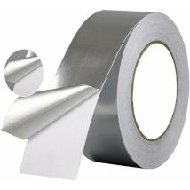 Ruban Isolant Thermique Résistant À La Chaleur (5 Cm X 10 M X 0,06 Mm), 1 Pièce, Ruban Étanche En Feuille D'Aluminium Pour L'Étanchéité Ou L'Isolatio