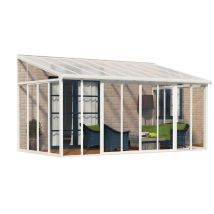 Palram - Canopia Aluminium Wintergarten Sanremo Weiß 277x556x310 Cm
