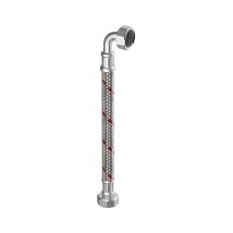 Flamco Meiflex Panzerschlauch Heizung/klima 1/2 Zoll Ig X 1/2" Bogen, 1000 Mm, M4327.1221.100