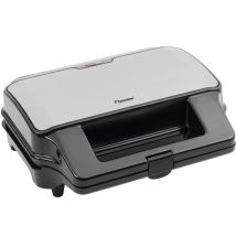 Parrilla-tostadora-gofres 3en1 900w Negro / Acero Inoxidable - Asg90xxl Bestron