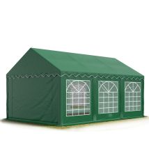 Tendone Per Feste 3x6 M Pvc Verde Scuro 100% Impermeabile Gazebo Da Giardino Tendone Da Esterno Tenda Party