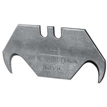 Stanley Teppichmesserhaken Klingen Set 100 Stück Klingenlänge 50mm Klingenbreite 19mm Klingenstärke 0,65mm