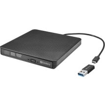 Lecteur Dvd Externe Usb-c/a Sandberg Black Super Multi Dl