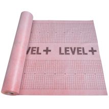 Level+ Abdichtungsbahn Entkopplungsmatte Robuste Membran Tpo - 60m²