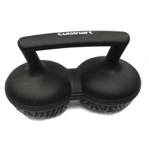 Spazzola per griglia in acciaio inossidabile – 18 cm x 9 cm – Manico in plastica – Cuisinart