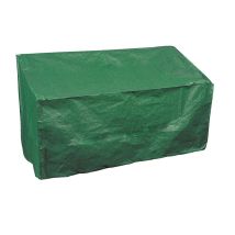 Funda para banco de jardín 160x80x75 cm - poliéster lavable - resistente a las inclemencias del tiempo