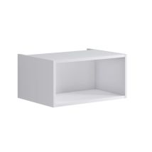 Arbi - Pensile A Giorno In Metallo E Legno Bianco 250 X 125 X 125