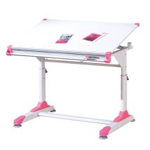 Scrivania regolabile in altezza con piano inclinabile – 100 x 66 x 69-84 cm – MDF, metallo – LINK'S
