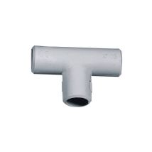 Capaldo – Derivación en T 16 mm – Pack de 2 piezas – Grado de protección IP 40 – Color gris RAL 7035