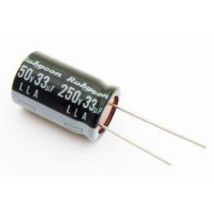 Condensador Electrolitico 33uf 250vdc Medidas 13x20mm
