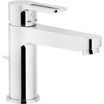 Mezclador De Lavabo De Caño Largo Nobili New Road Rd00118/20cr | Cromo - Desagüe Automático 1'1/4
