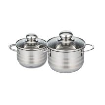 Topfset Fackelmann Edelstahl 12 Und 14 Cm Edelstahl