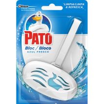 Pato Bloc – Aparato de limpieza para inodoro – 67 gr – Aroma: Azul Fresco – Hasta 450 descargas