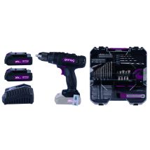 Gomag Akku-schlagbohrschrauber-set Go-csk74/2 20 V 2 Akkus & Ladegerät