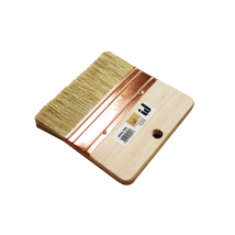 Brocha plana 120 mm – Pelo sintético – Mango de madera – Ligera y manejable para pintura de paredes