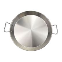 Plat a paella 40 cm – Acero inoxidable – Ligero – Diseño elegante – Para 6 a 8 personas