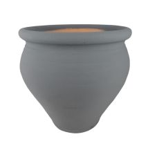 Maceta de barro mediana 32x32 cm gris – Cerámica de alta calidad – Hecho en España