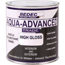 Aqua Advanced Paint Gloss - Black - 2.5 Litre - Bedec
