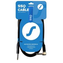 Câble Jack Mono Ssq Jmpjmk4 Ss-1469 - Jack Mono (coude À 90°) 4 M Noir