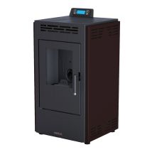 Bricosol Estufa De Pellet Boreal 9 Kw Marron