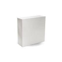 Tekcnoplast - Blumenkübel Rechteckig Aus Harz 90x30 Cm H 80 Mod. Flowerpot Top Grün