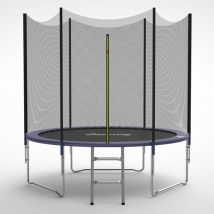 Galactica - Trampoline Set 6ft Round Outdoor Safety Net Enclosure Ladder