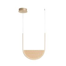 Suspension Led Design Moderne Lotus - Or